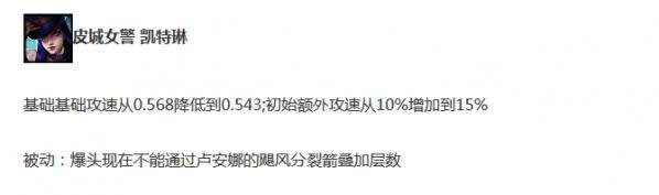 lol7.11凯特琳出飓风还是电刀 LOL7.11女警出装分析推荐