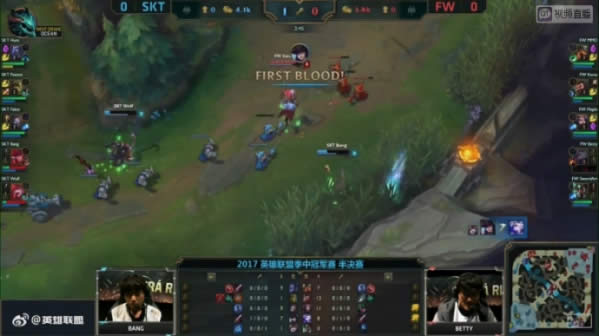 lol季中赛sktvsfw半决赛视频地址 MSI半决赛SKT对FW比赛战报