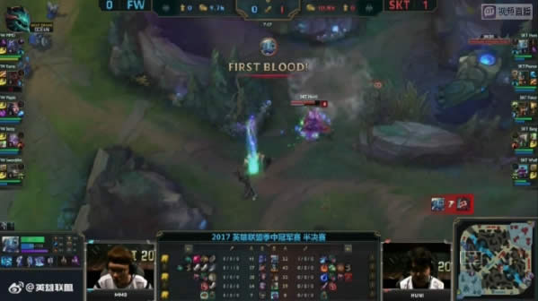 lol季中赛sktvsfw半决赛视频地址 MSI半决赛SKT对FW比赛战报
