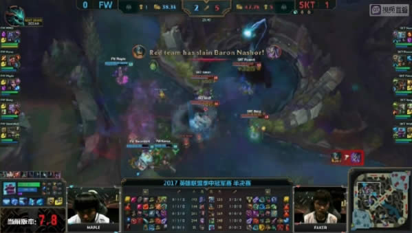 lol季中赛sktvsfw半决赛视频地址 MSI半决赛SKT对FW比赛战报