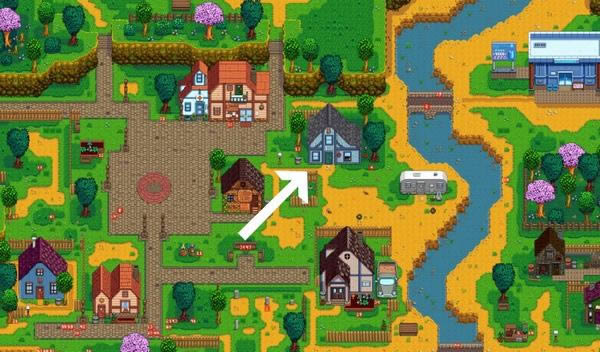 星露谷物语乔治家位置介绍