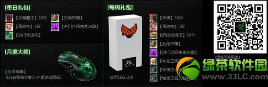 剑灵撩动激情雷蛇无限潜能活动网址 剑灵服装礼包/游戏神器疯狂送4