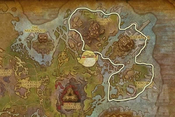 魔兽世界8.0海潮茎杆在哪里 魔兽世界8.0海潮茎杆分布位置一览