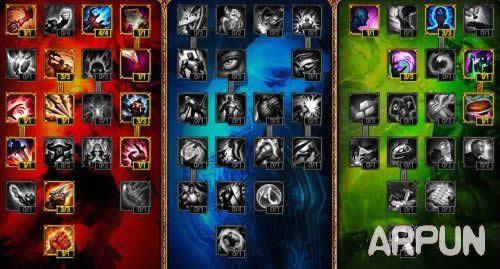 LOL韦鲁斯中单天赋加点图 S5无状态韦鲁斯符文天赋加点