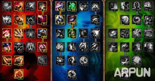 LOL韦鲁斯中单天赋加点图 S5无状态韦鲁斯符文天赋加点