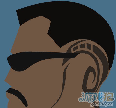 疯狂猜图一个黑人戴墨镜耳后有纹身是啥电影电视？