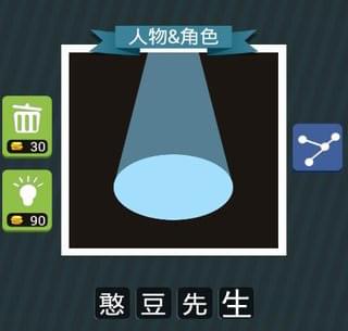 疯狂猜图绿色的舞台灯光猜人物角色答案