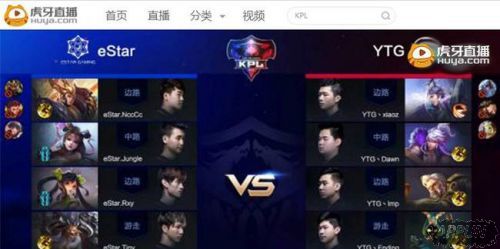 虎牙直播王者荣耀KPL最有黑马潜质的战队YTG虎牙直播王者荣耀KPL最有黑马潜质的战队YTG