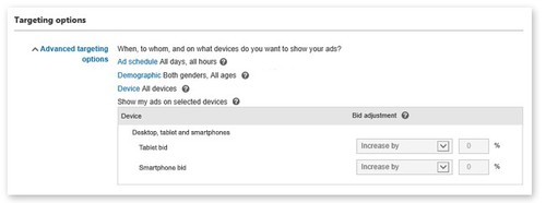Bing Ads�ϲ��ƶ�Ͷ���豸 �û�����ø����ƶ���������