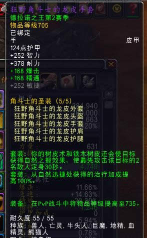 魔兽世界新赛季小德PVP套装预览 魔兽世界新赛季小德PVP套装预览