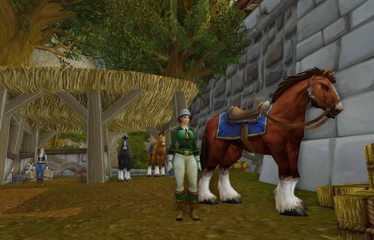 魔兽布甲幻化分享:盛装舞步马术骑手套装