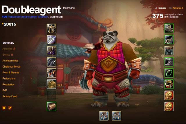 毅力非凡! 魔兽世界首位满级中立熊猫人